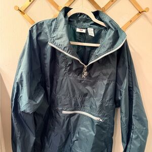 Vintage 90s Jerzees Green Nylon Anorak